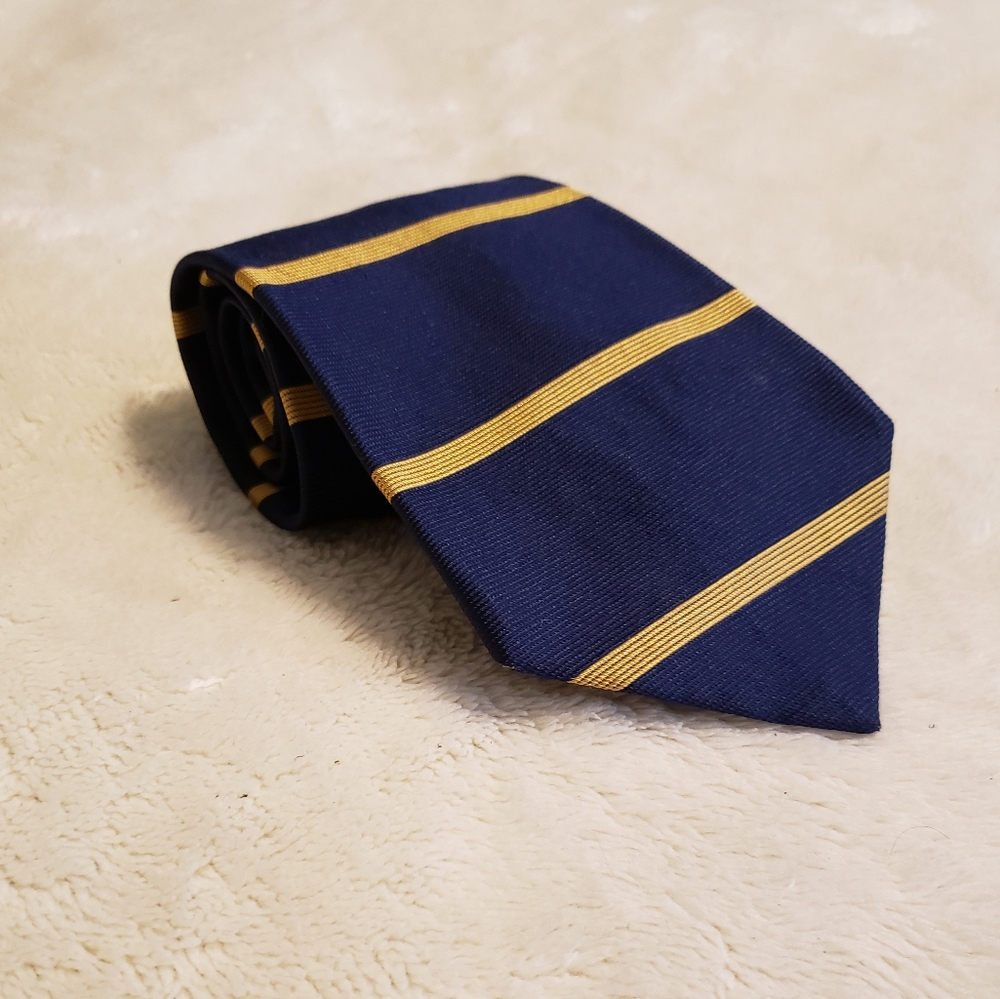 Brooks Brothers Navy Striped Tie